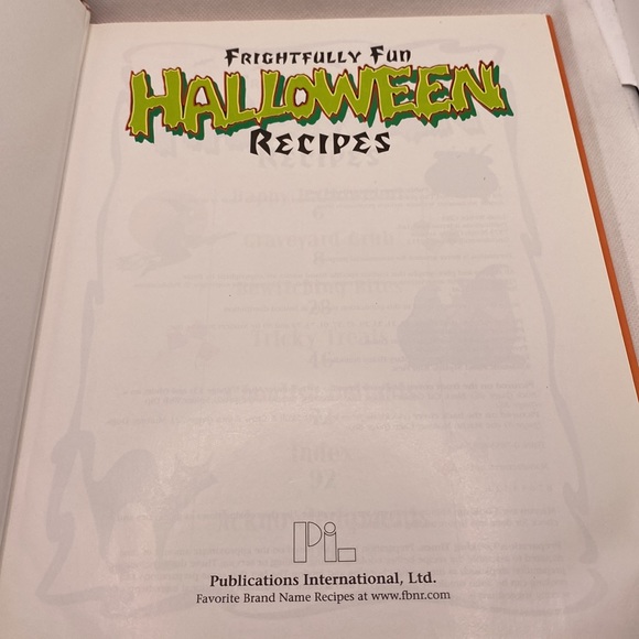 Frightfully Fun Halloween Recipes Hardcover Cookbook - Picture 6 of 14